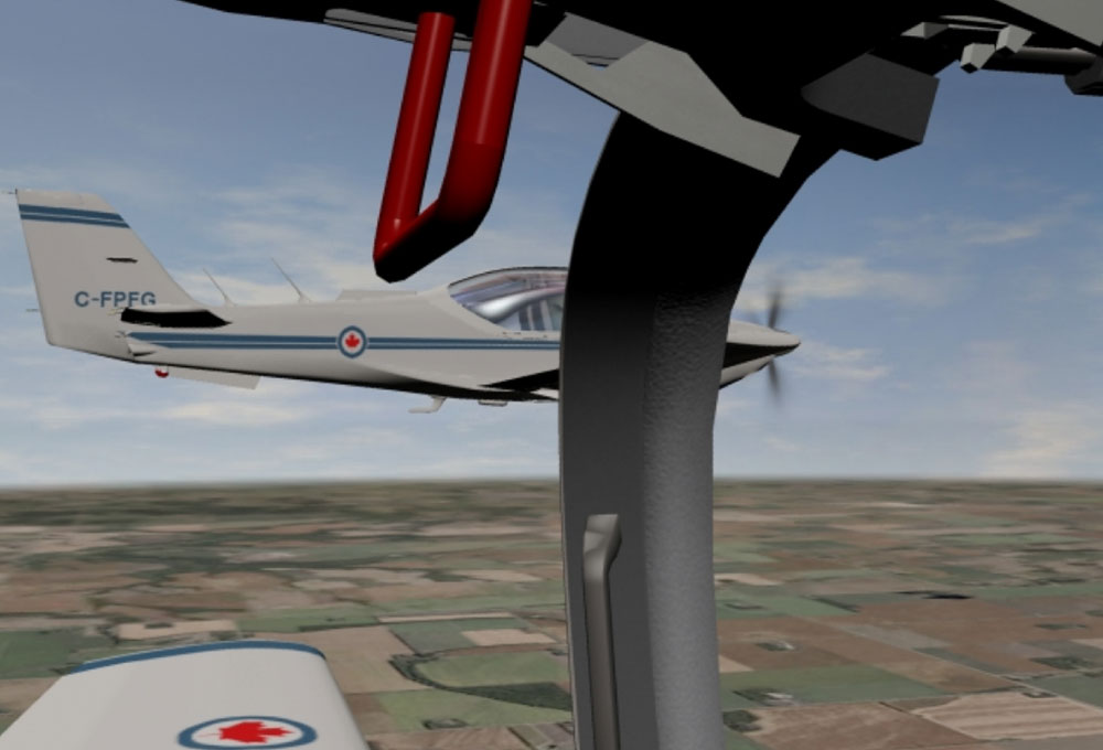 GROB Aircraft Model Render and Animation